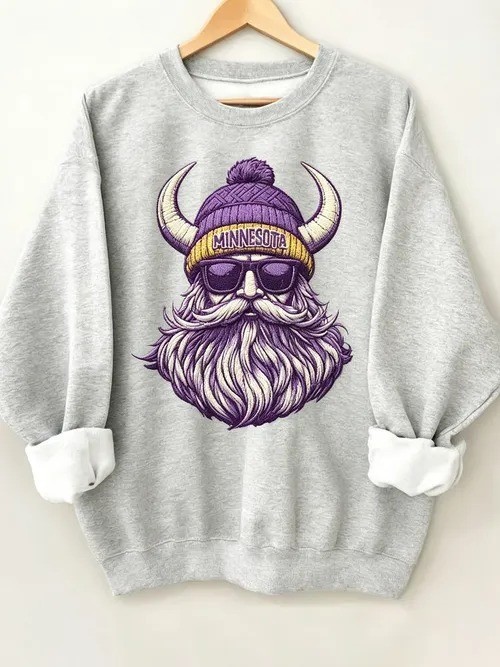 Musemora - Unisex Minnesota Vikings Sweatshirt - Football