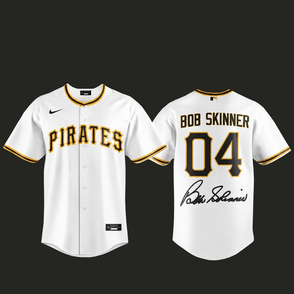 Pittsburgh Pirates Bob Skinner In Memoriam 1931-2026 Baseball Jersey