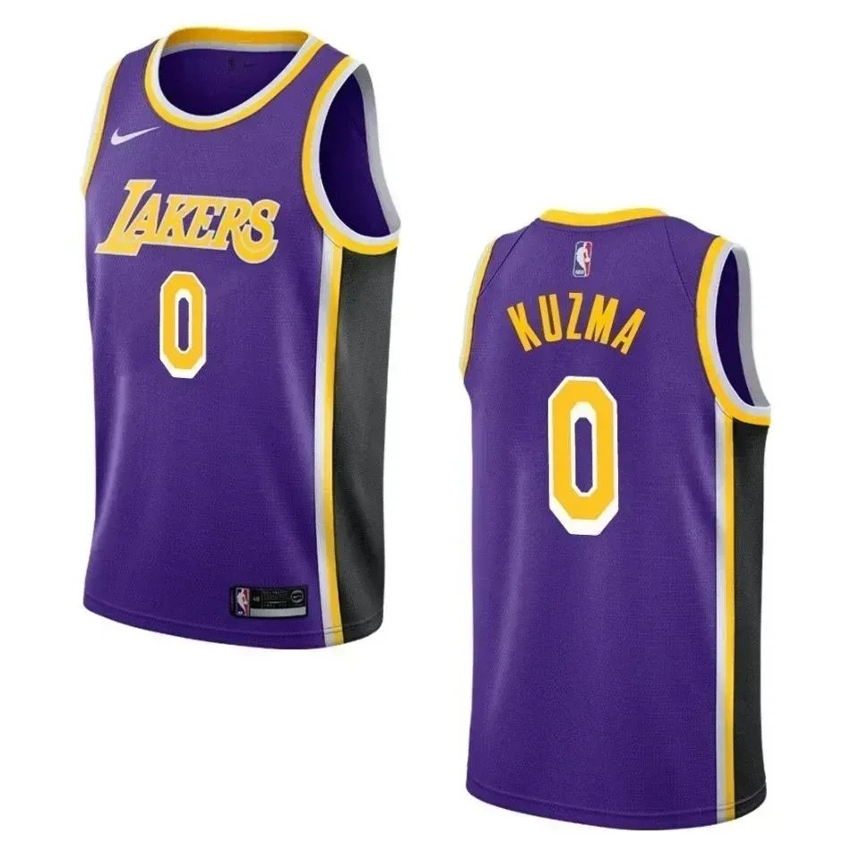 Men's Los Angeles Lakers Kyle Kuzma Statement Swingman Jersey Purple