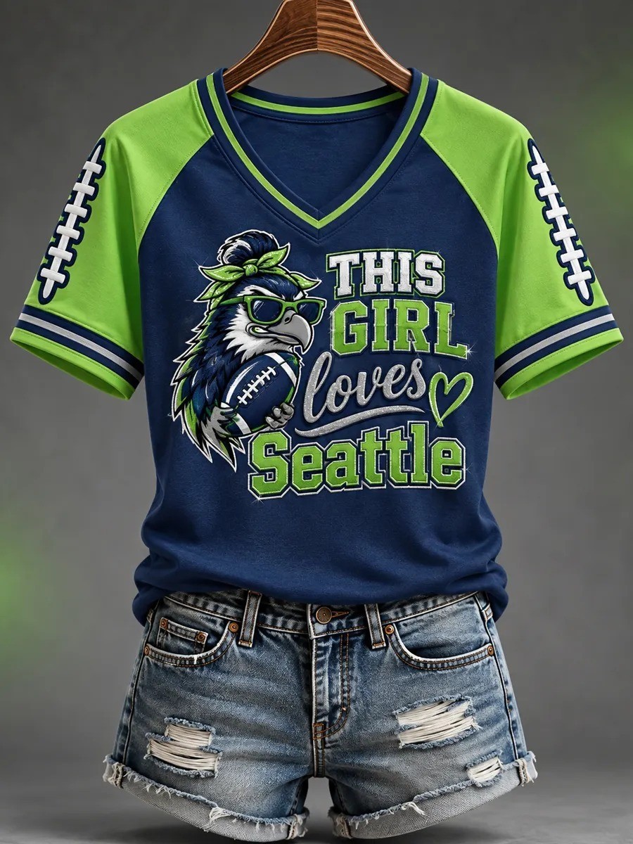 Musemora - Unisex Seattle Seahawks T-Shirt - Football