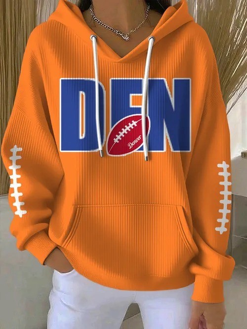 Musemora - Unisex Denver Broncos Hoodie - Game Day Football