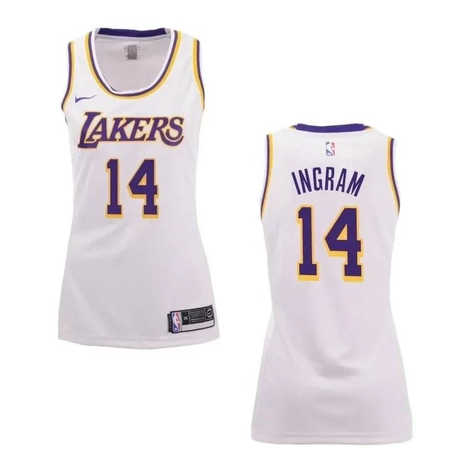 Women's Los Angeles Lakers Brandon Ingram #14 Association Swingman Jersey White