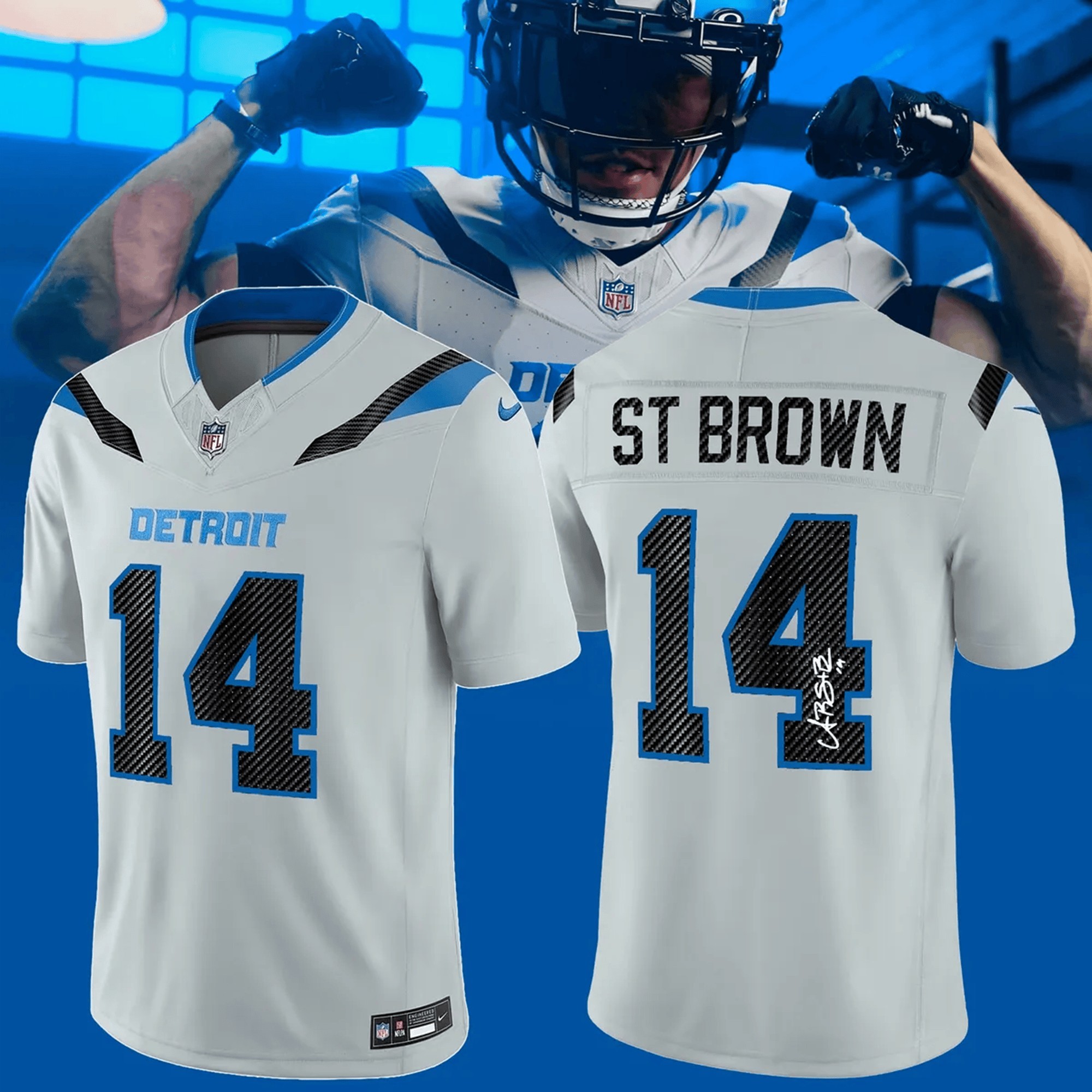 Musemora - Unisex Detroit Lions Jersey