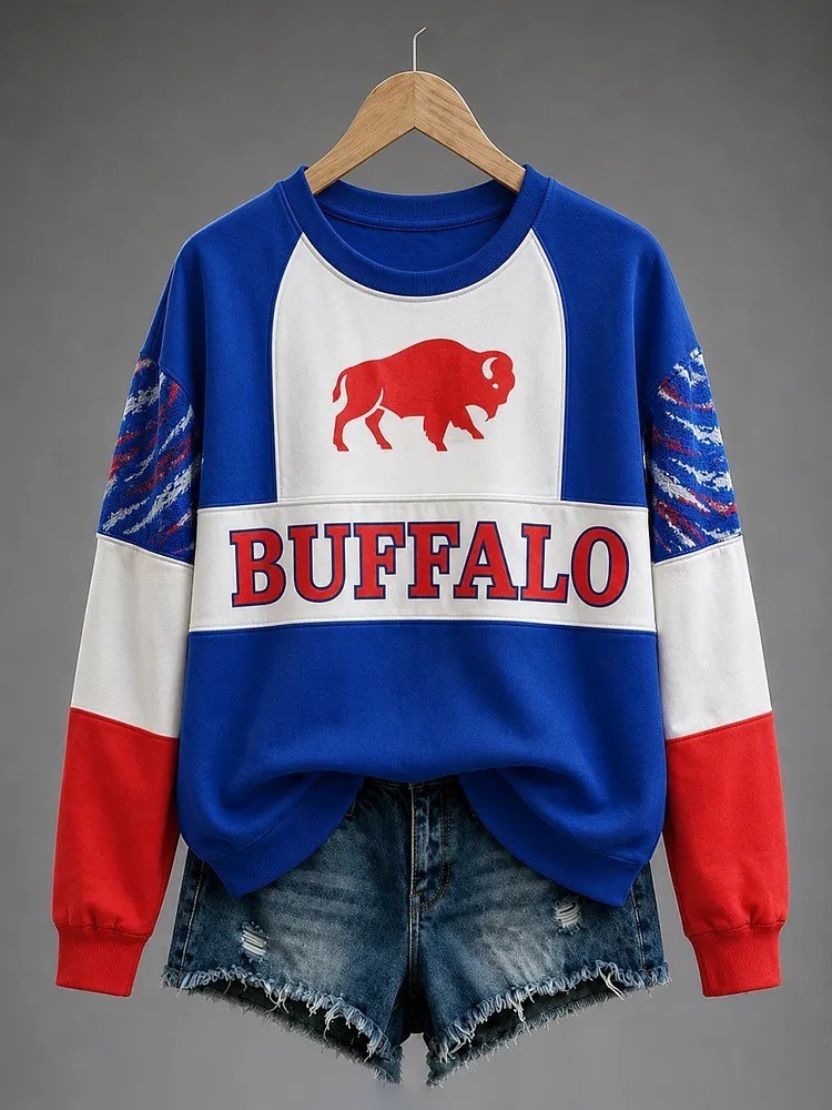 Musemora - Unisex Buffalo Bills Sweatshirt - Game Day Football
