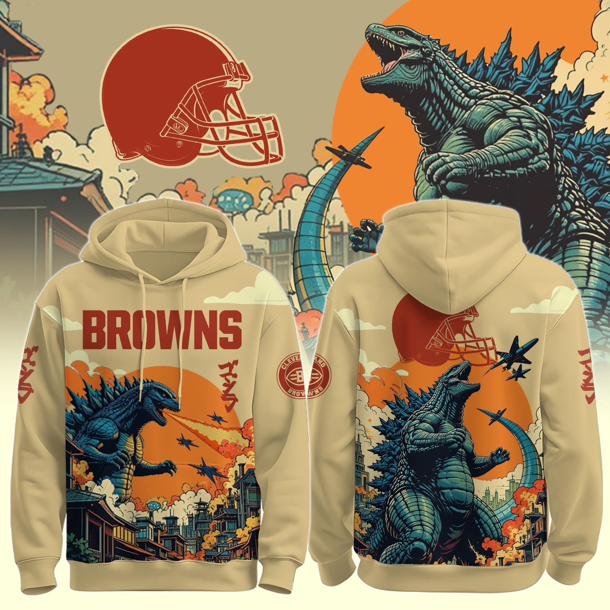 Musemora - Unisex Cleveland Browns Hoodie
