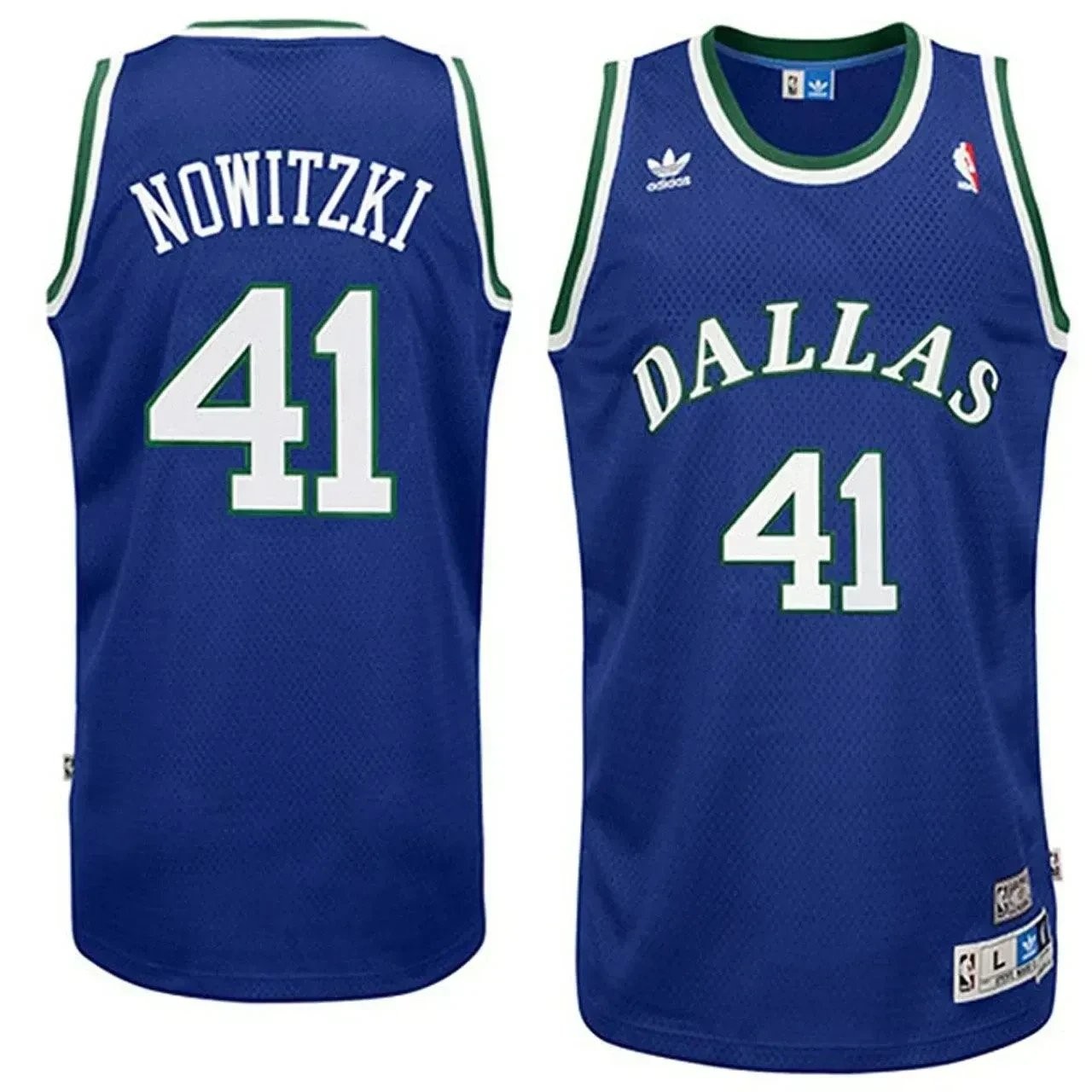 Men's Dirk Nowitzki Dallas Mavericks Soul Swingman Throwback Jersey - Multicolor