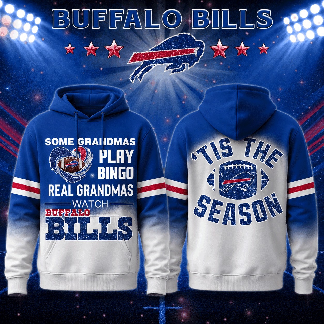 Musemora - Unisex Buffalo Bills Hoodie - Game Day