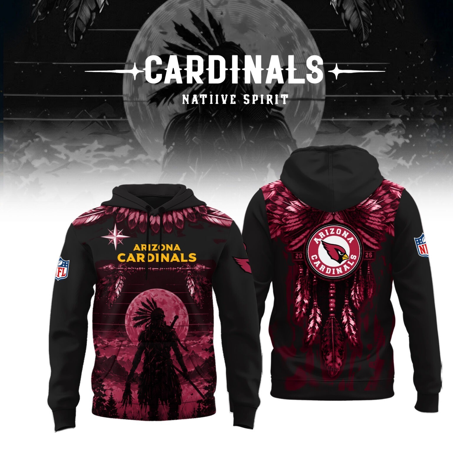 Musemora - Unisex Arizona Cardinals Hoodie