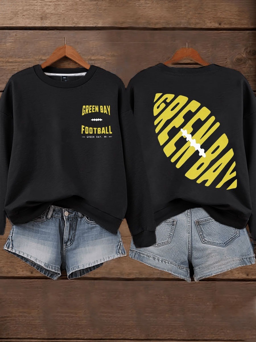 Musemora - Unisex Green Bay Packers Sweatshirt - Game Day Football