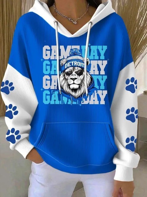 Musemora - Women's Detroit Lions Hoodie - Football