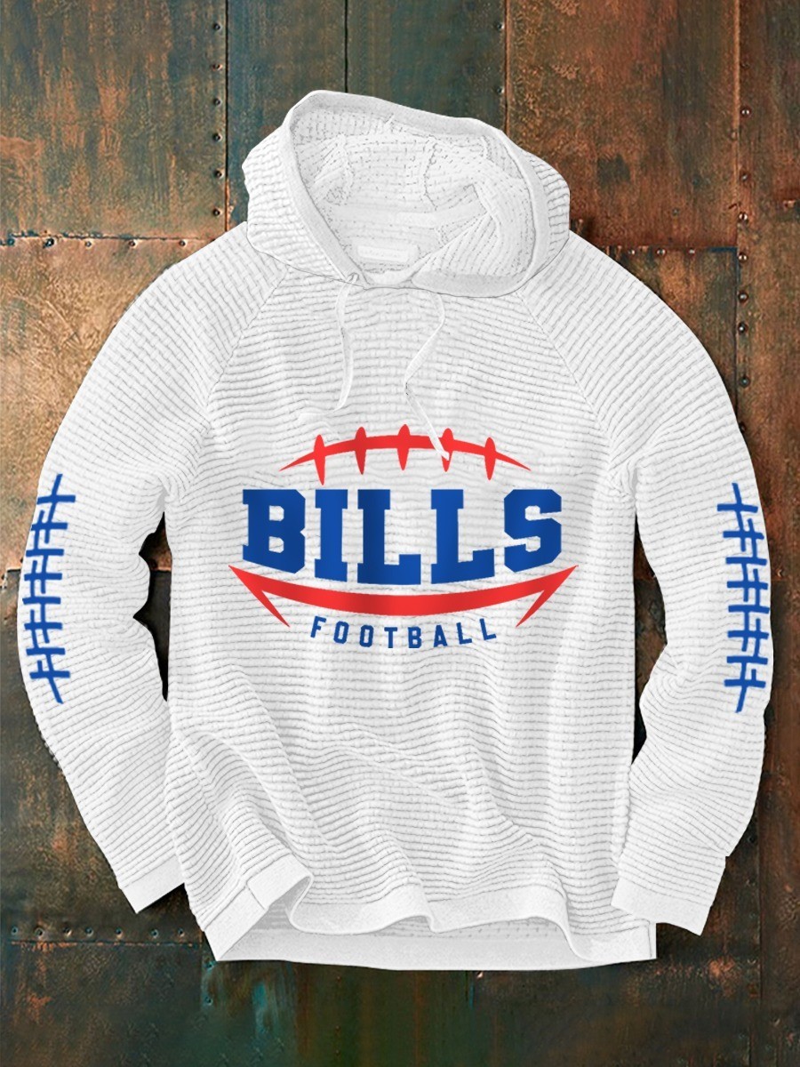 Musemora - Men's Buffalo Bills Hoodie - Game Day Football
