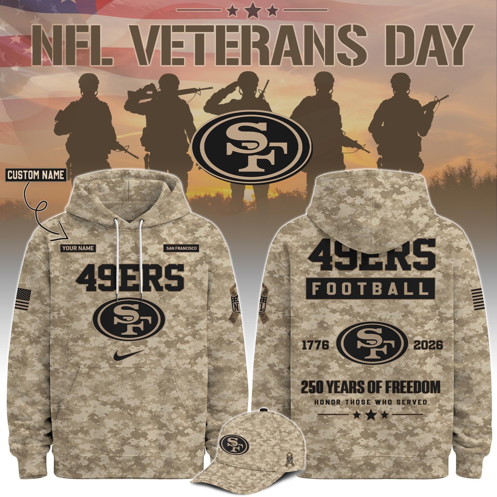 Musemora - Men's San Francisco 49ers Hoodie