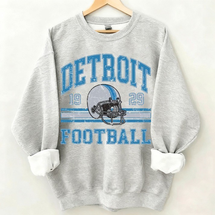 Musemora - Unisex Detroit Lions Sweatshirt - Football