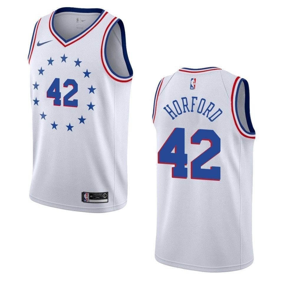 Men's Philadelphia 76ers Al Horford #42 Earned Swingman Jersey Multicolor