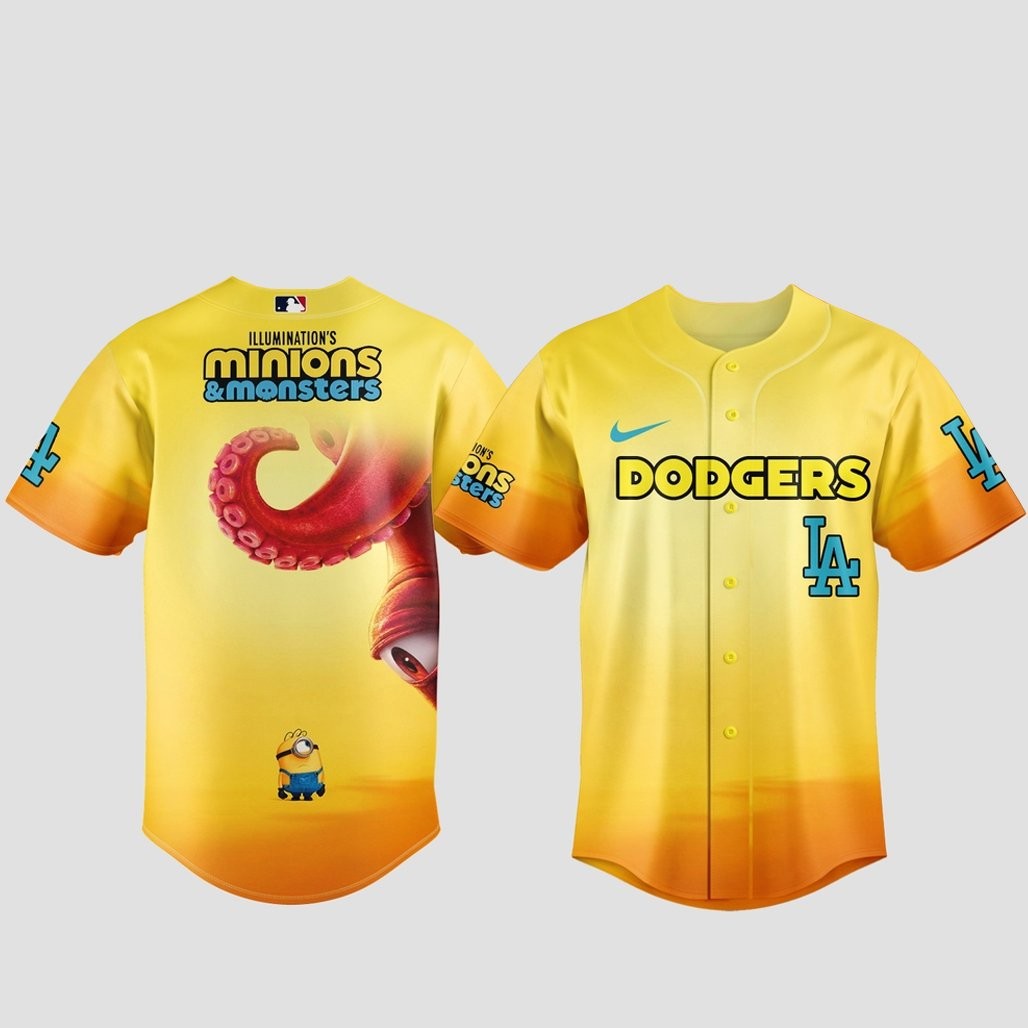 Los Angeles Dodgers x Minions and Monsters 2026 Baseball Jersey