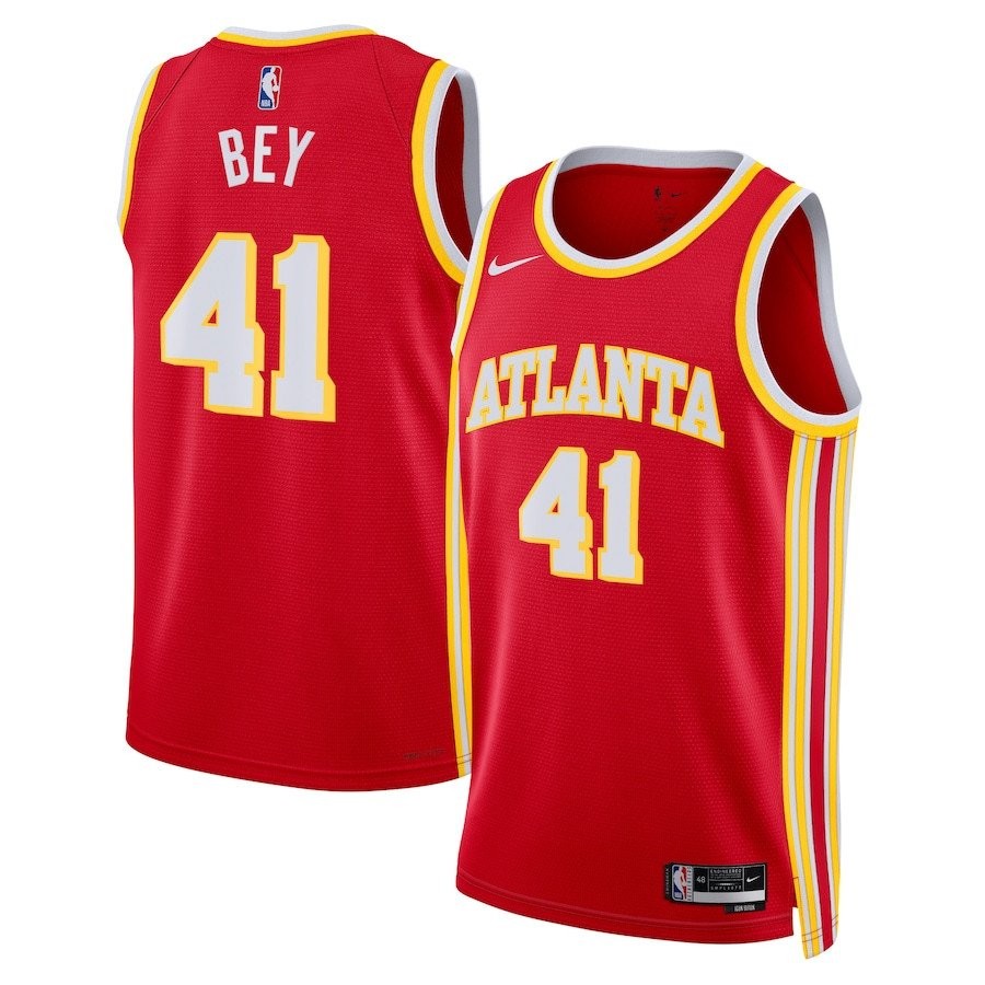 Saddiq Bey 41 Atlanta Hawks Unisex Swingman Jersey Icon Edition Red