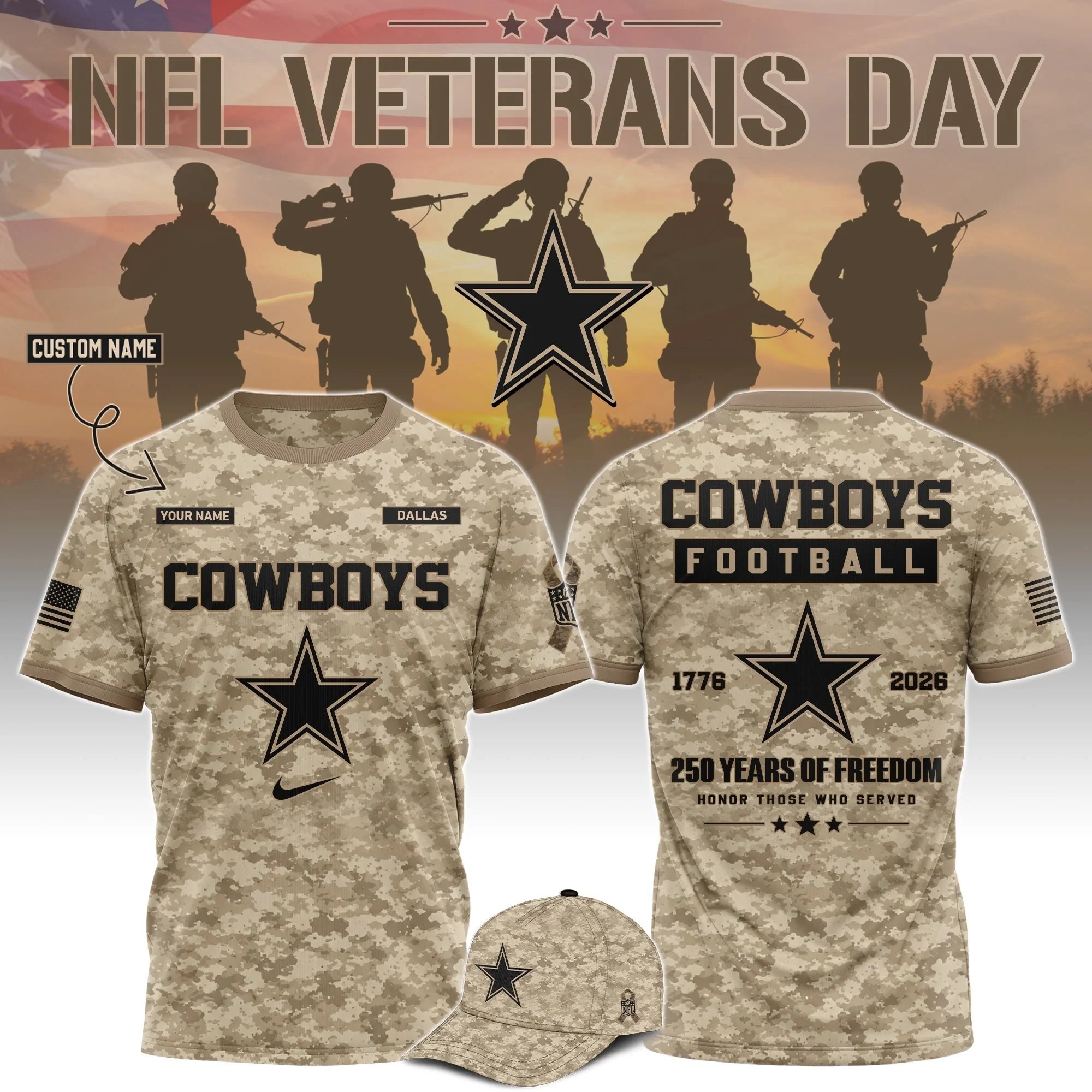 Musemora - Unisex Dallas Cowboys T-Shirt