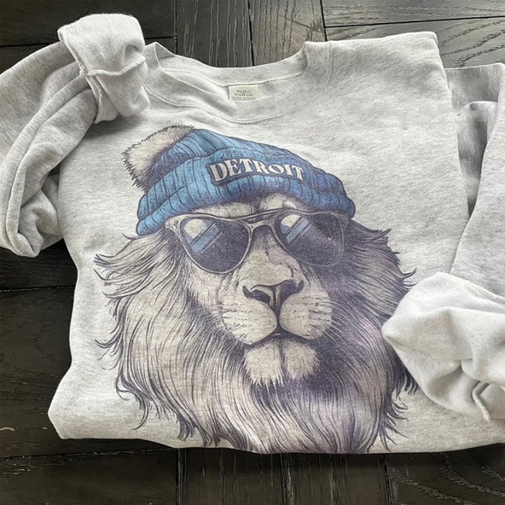 Musemora - Unisex Detroit Lions Sweatshirt - Football