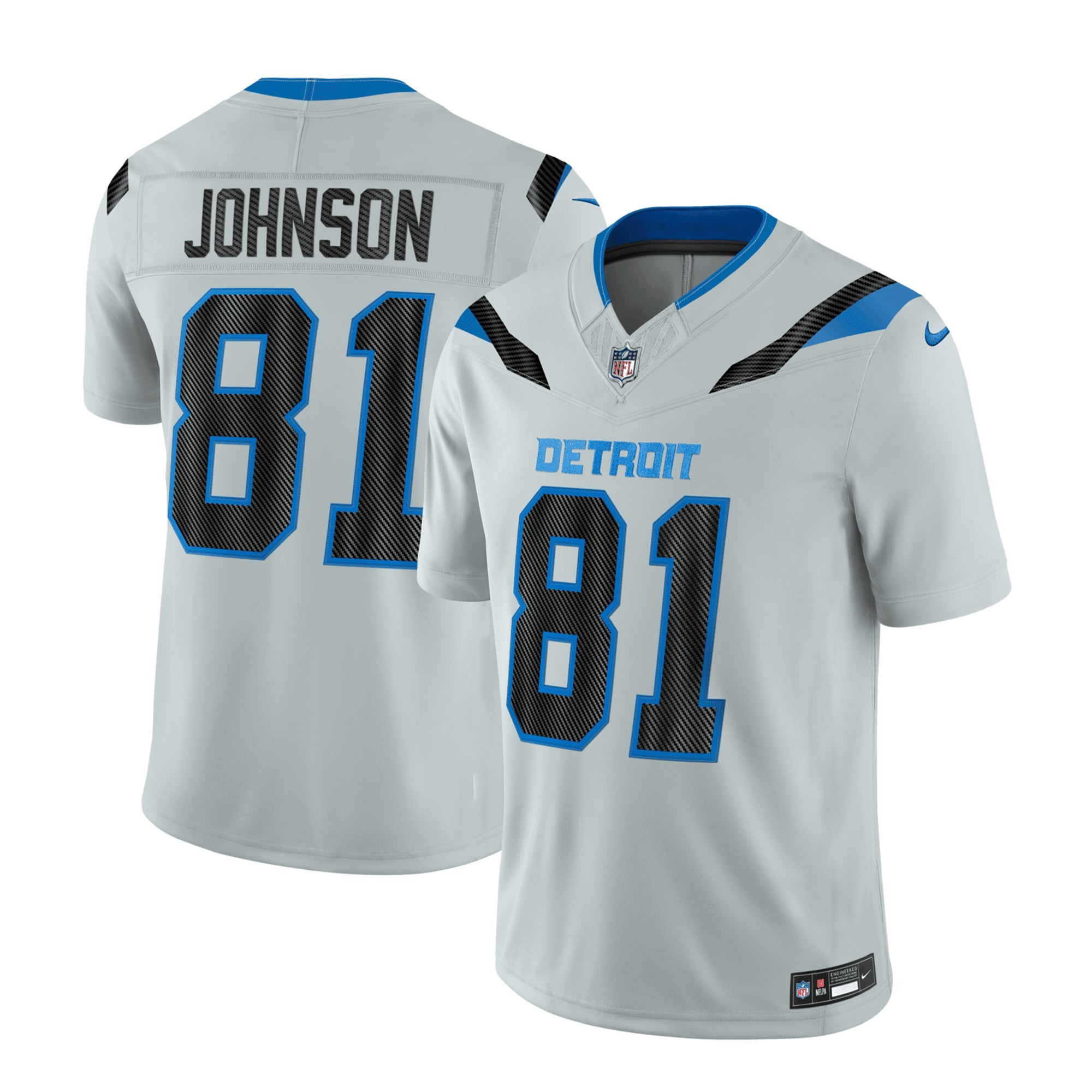 Musemora - Unisex Detroit Lions Jersey - Fan Gear