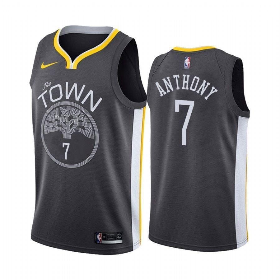 Golden State Warriors Carmelo Anthony 7 City Men's Multicolor Jersey