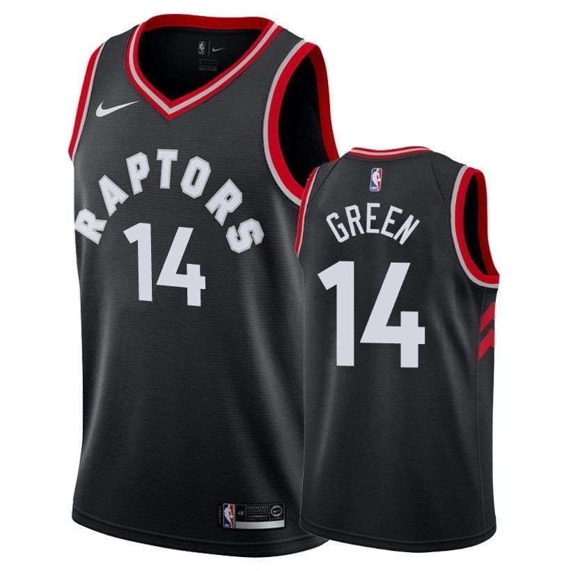 Men's Danny Green 14 Toronto Raptors State Black Basketball Jersey