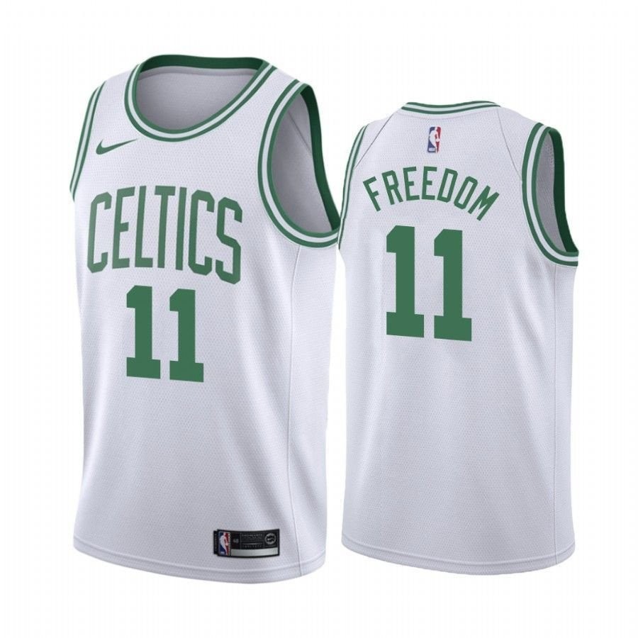 Men's Enes Kanter Freedom Boston Celtics Association Replica Jersey