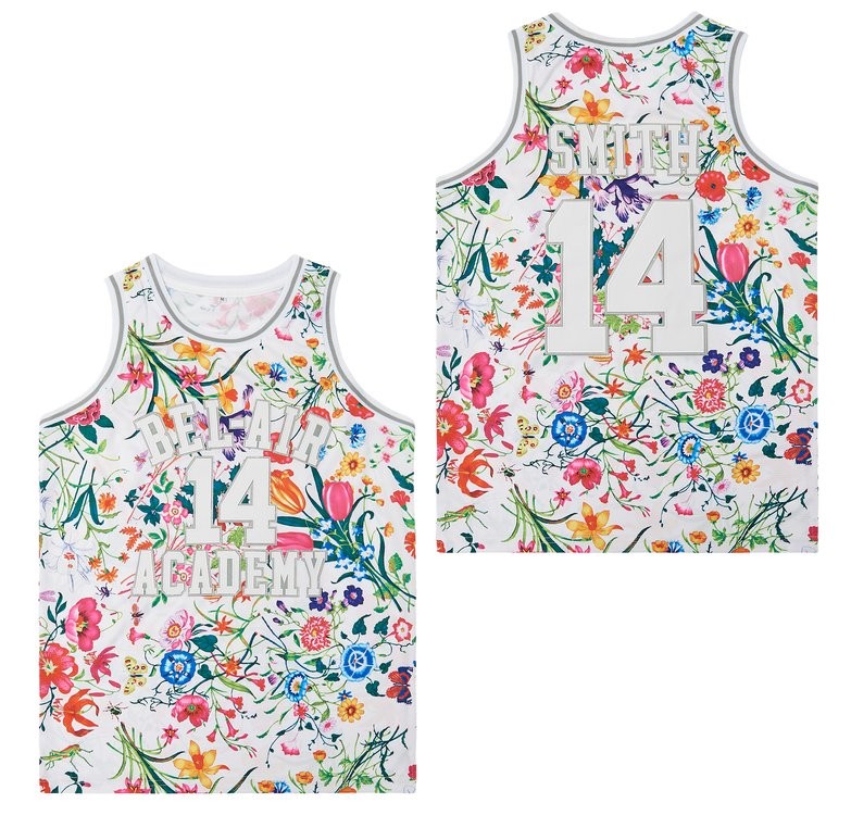 Will Smith 14 Bel-Air Academy Swingman Jersey Floral Multicolor Unisex