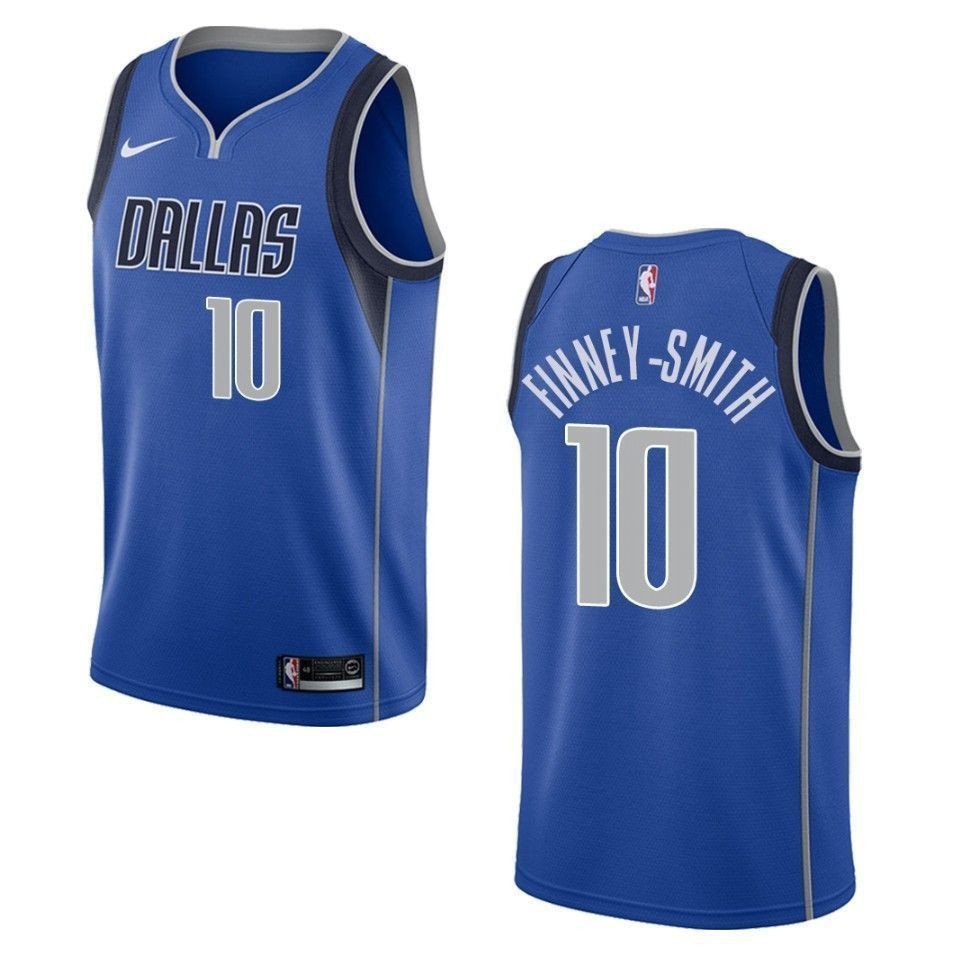 Men's Dallas Mavericks Dorian Finney-Smith 10 Icon Swingman Jersey Blue