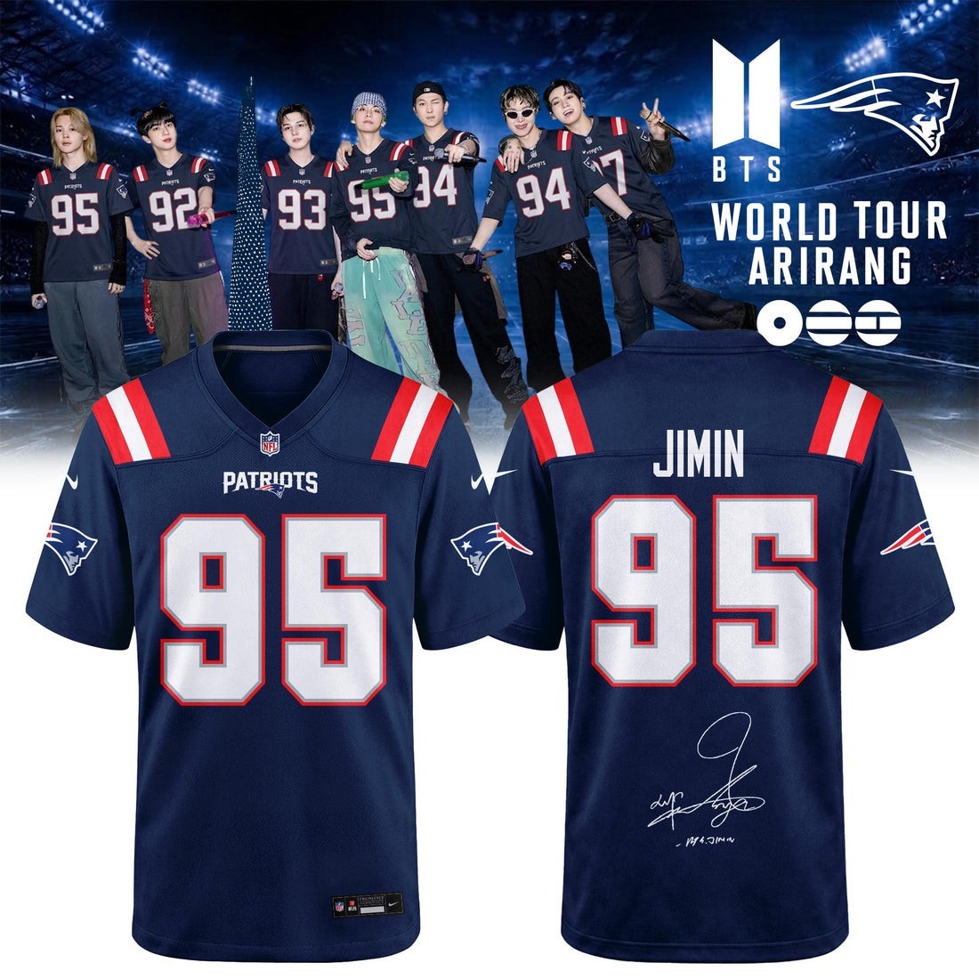 Musemora - Unisex New England Patriots Jersey