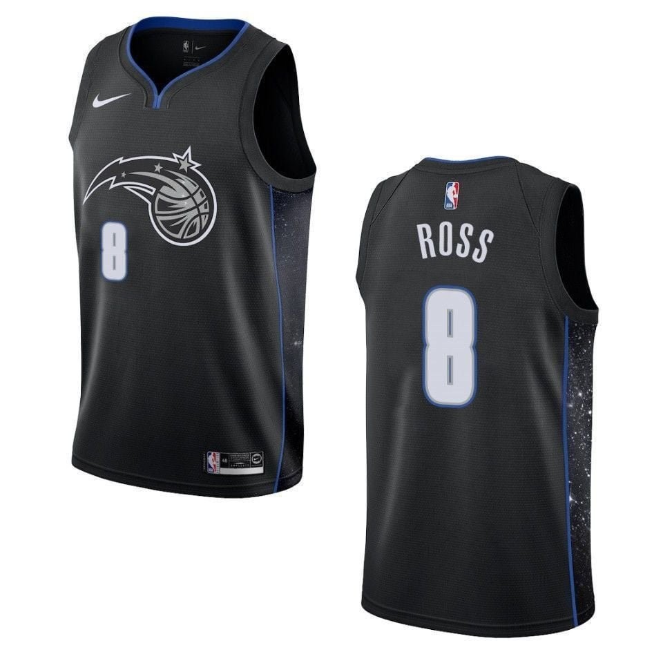 Men's Orlando Magic 8 Terrence Ross City Swingman Jersey Black