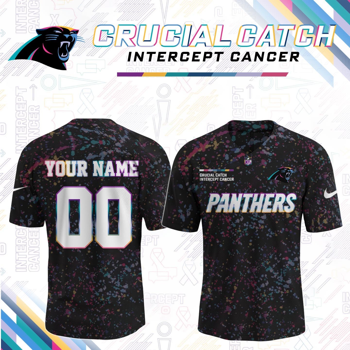 Musemora - Men's Carolina Panthers Jersey