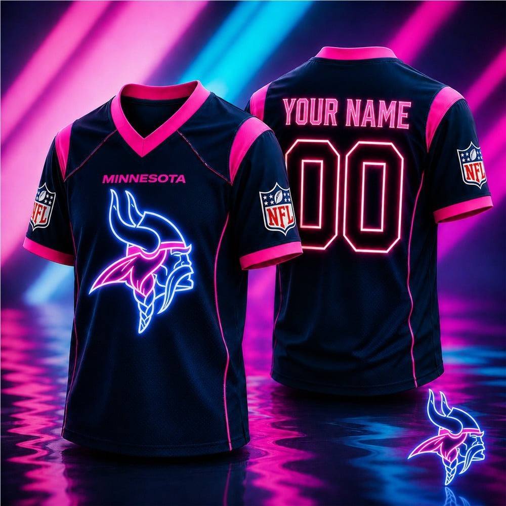 Musemora - Unisex Minnesota Vikings Jersey - Game Day Football