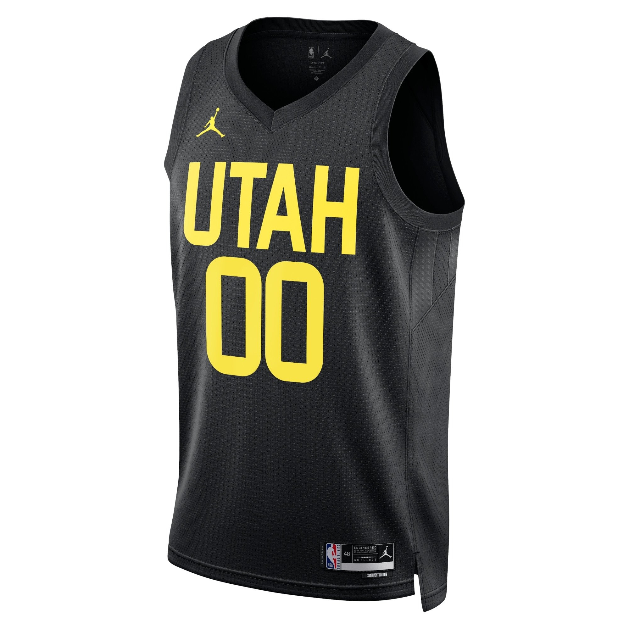 Utah Jazz Jordan Statement Swingman Custom Jersey Unisex Multicolor