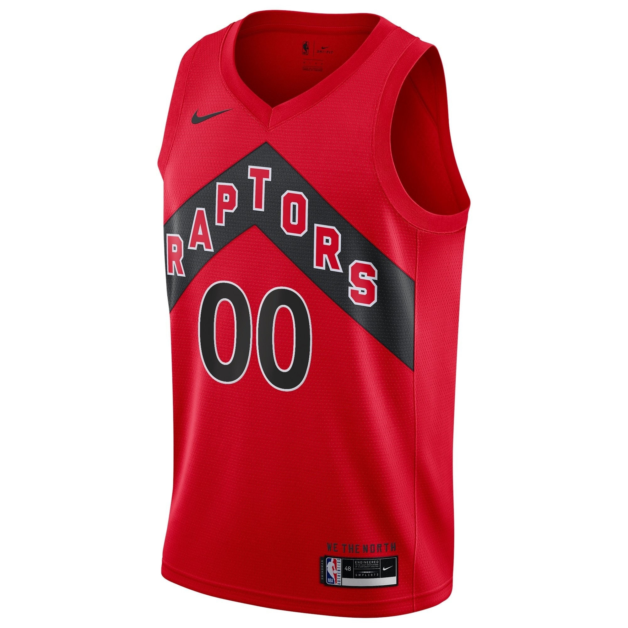 Toronto Raptors Icon Swingman Custom Jersey Mens - Multicolor Polyester Sizes S-3XL