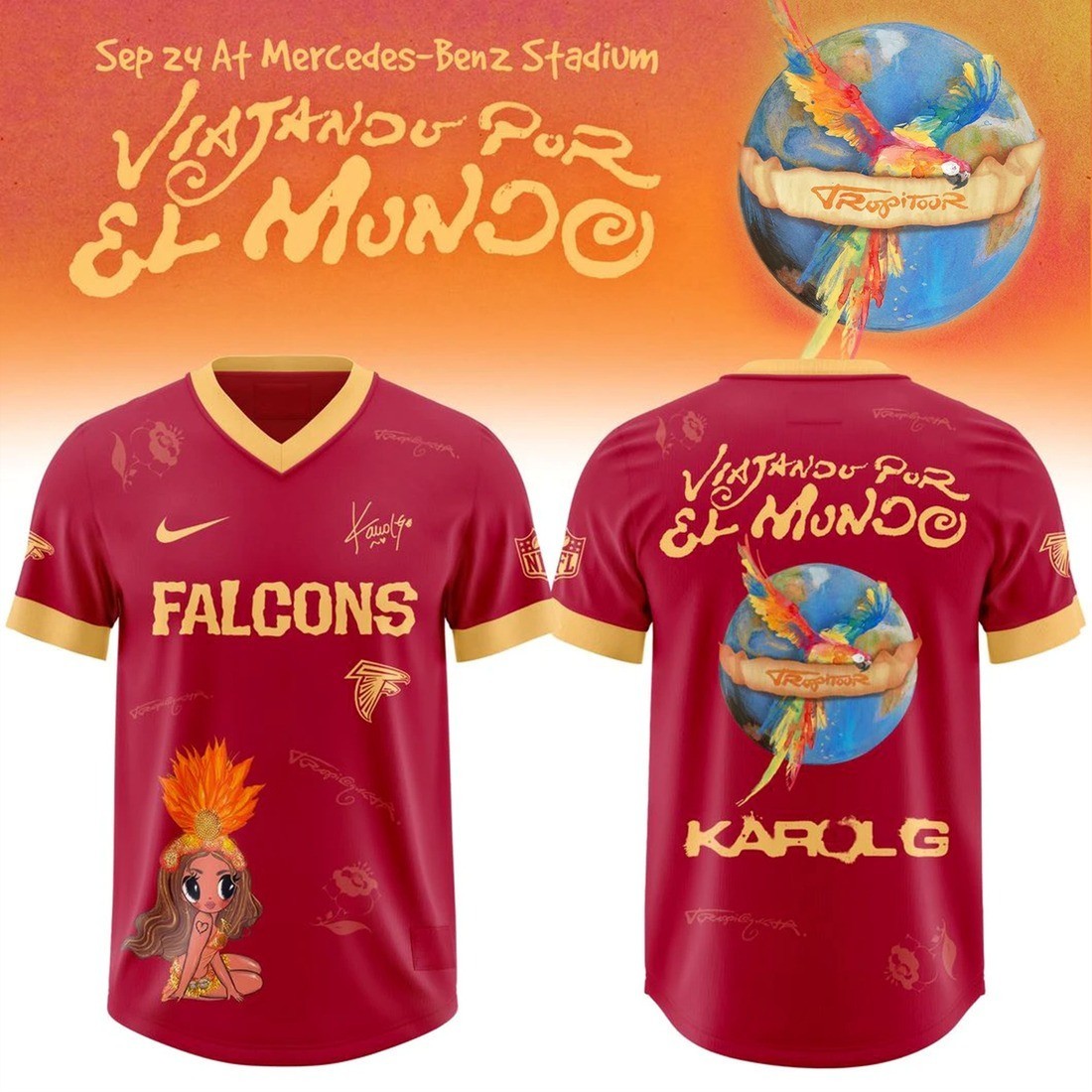 Musemora - Unisex Atlanta Falcons Jersey - Football