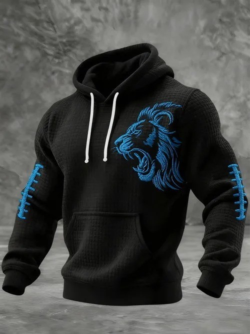 Musemora - Men's Detroit Lions Hoodie - Football