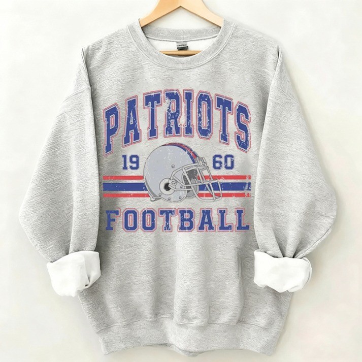 Musemora - Unisex New England Patriots Sweatshirt - Football
