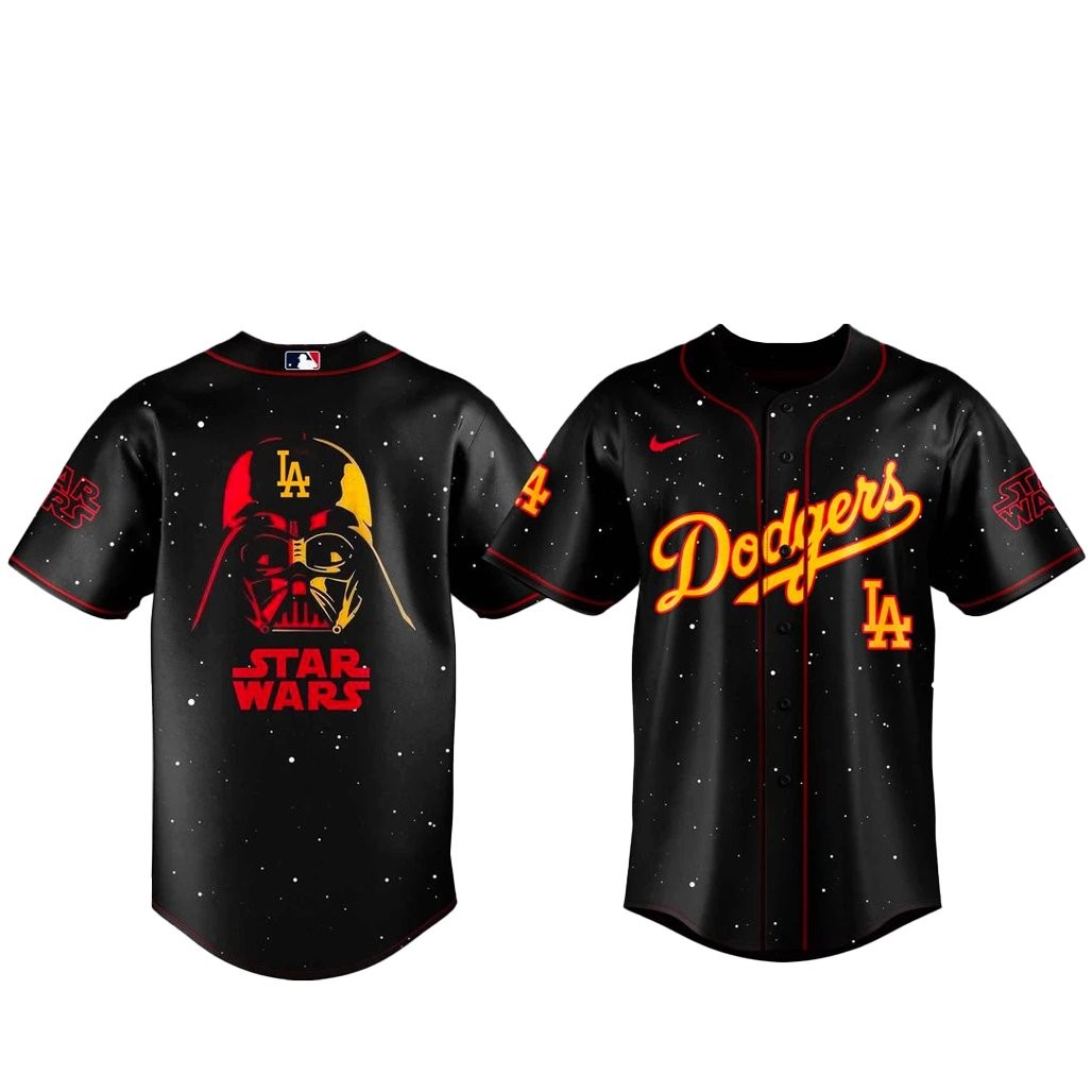 Los Angeles Dodgers x Star Wars Darth Vader 2026 Baseball Jersey