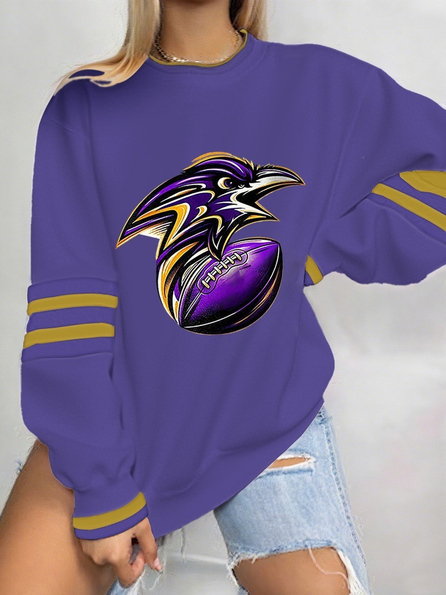 Musemora - Unisex Baltimore Ravens Sweatshirt - Game Day Football