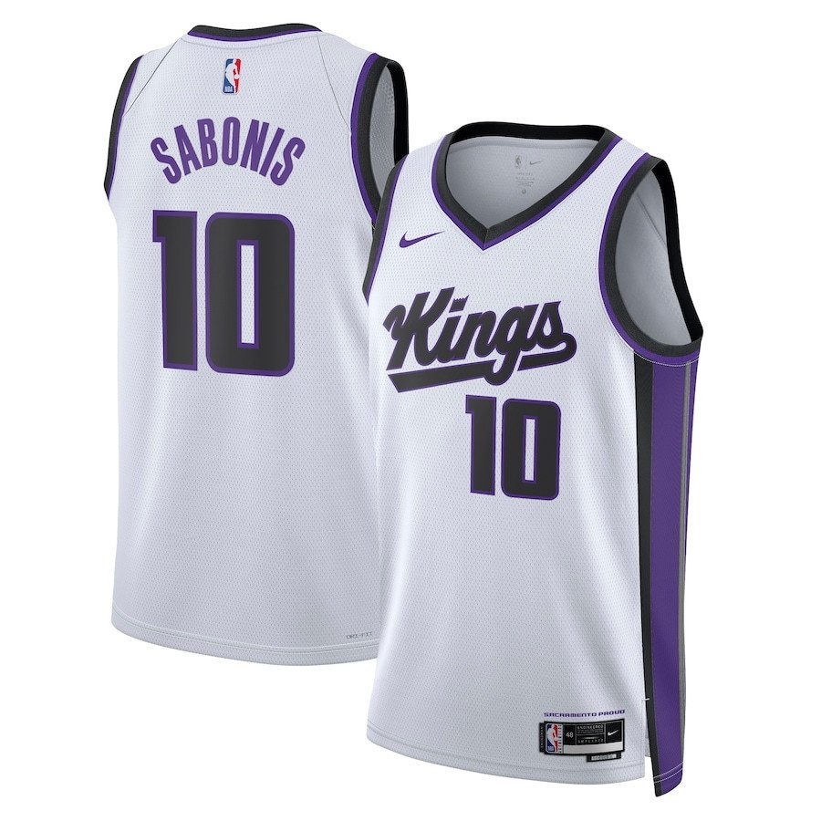 Domantas Sabonis 10 Sacramento Kings Unisex Swingman Jersey Association Edition White