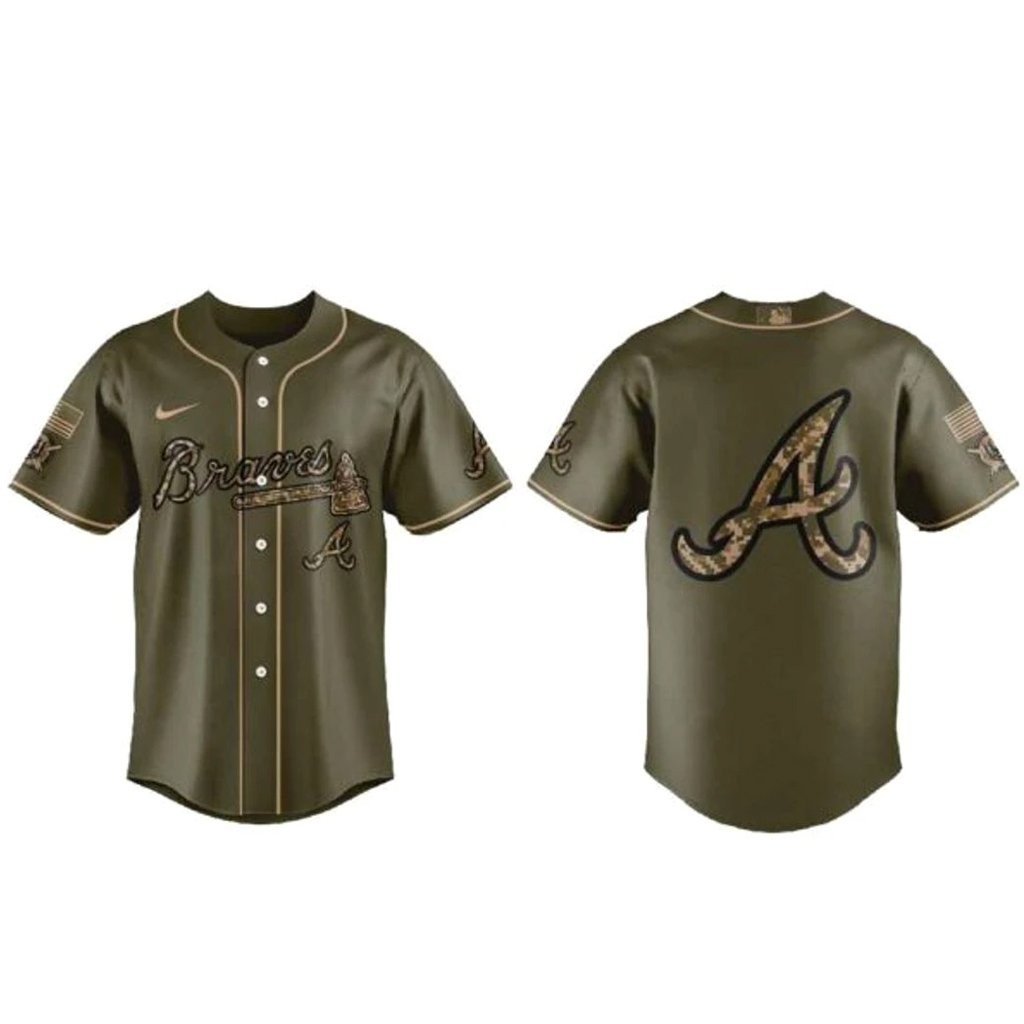 Atlanta Braves Armed Forces Day 2026 Baseball Jersey