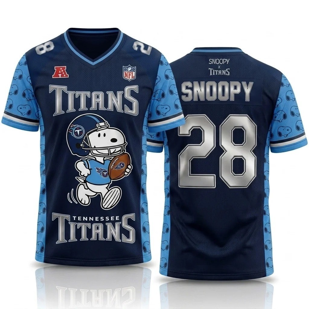 Musemora - Unisex Tennessee Titans Jersey - Game Day Football