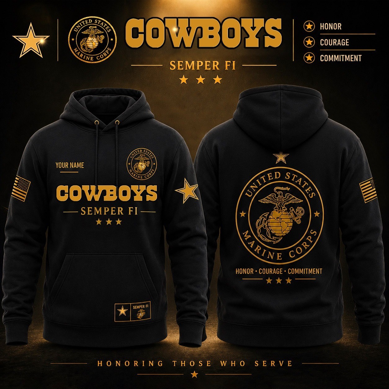 Musemora - Unisex Dallas Cowboys Hoodie