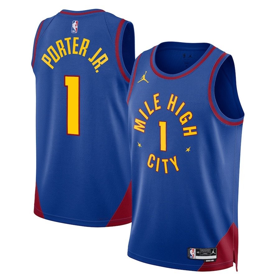 Michael Porter Jr. #1 Denver Nuggets Unisex Swingman Jersey Statement Edition Royal