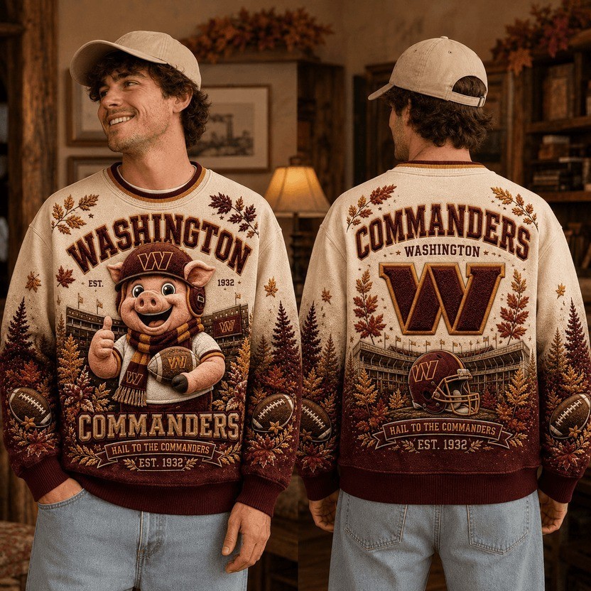 Musemora - Unisex Washington Commanders Sweatshirt - Football