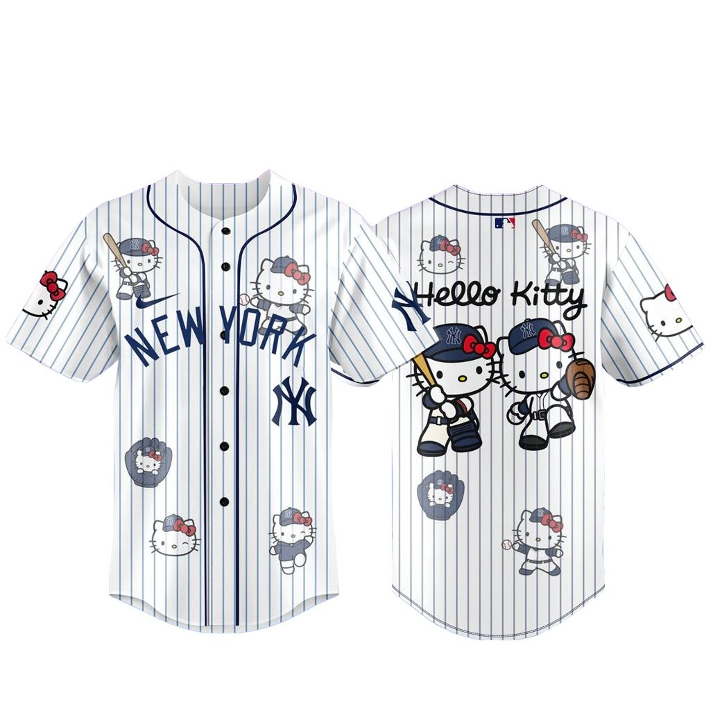New York Yankees x Hello Kitty 2026 Baseball Jersey