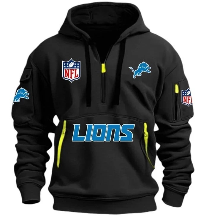 Musemora - Unisex Detroit Lions Hoodie - Football Fan Gear