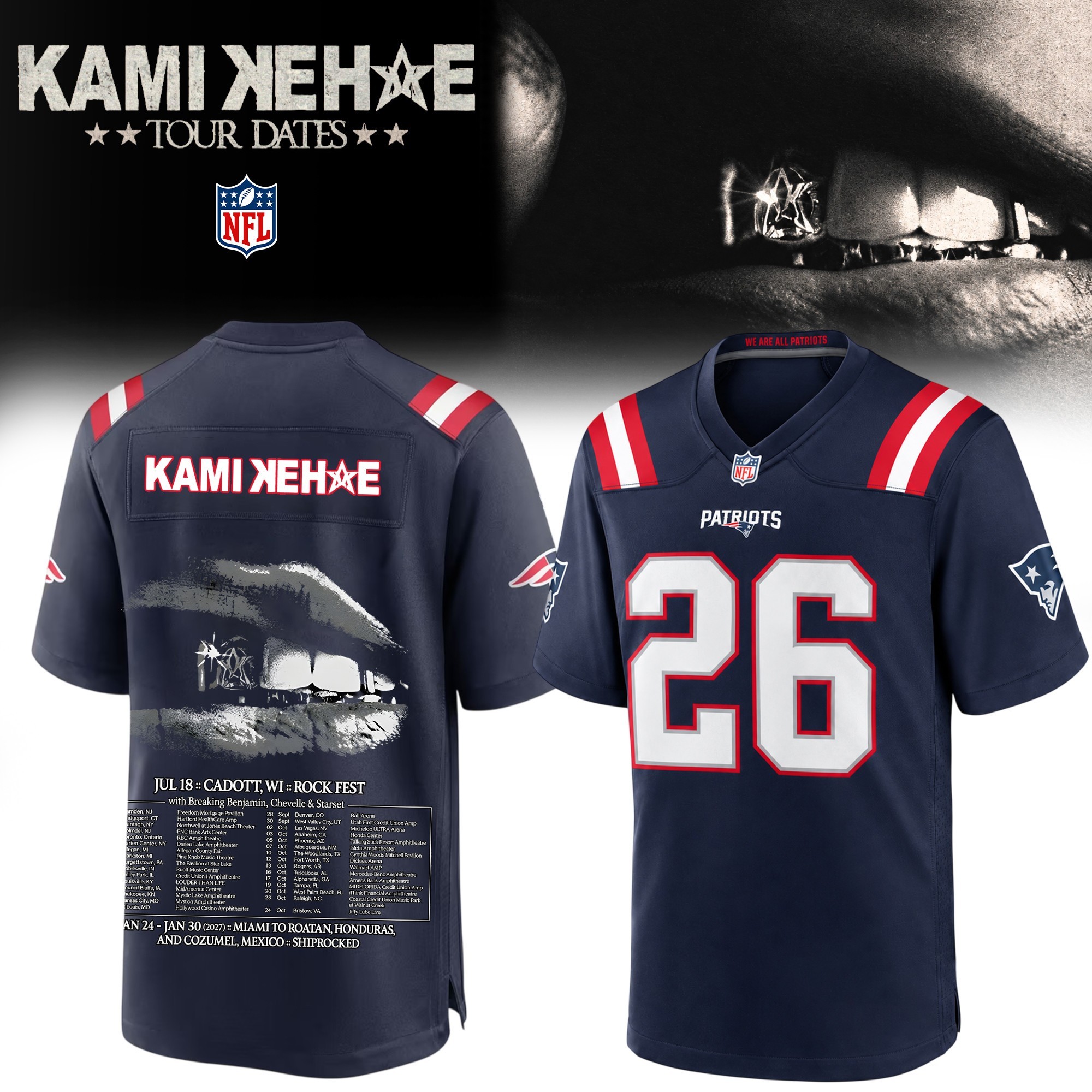 Musemora - Unisex New England Patriots Jersey - Game Day Football