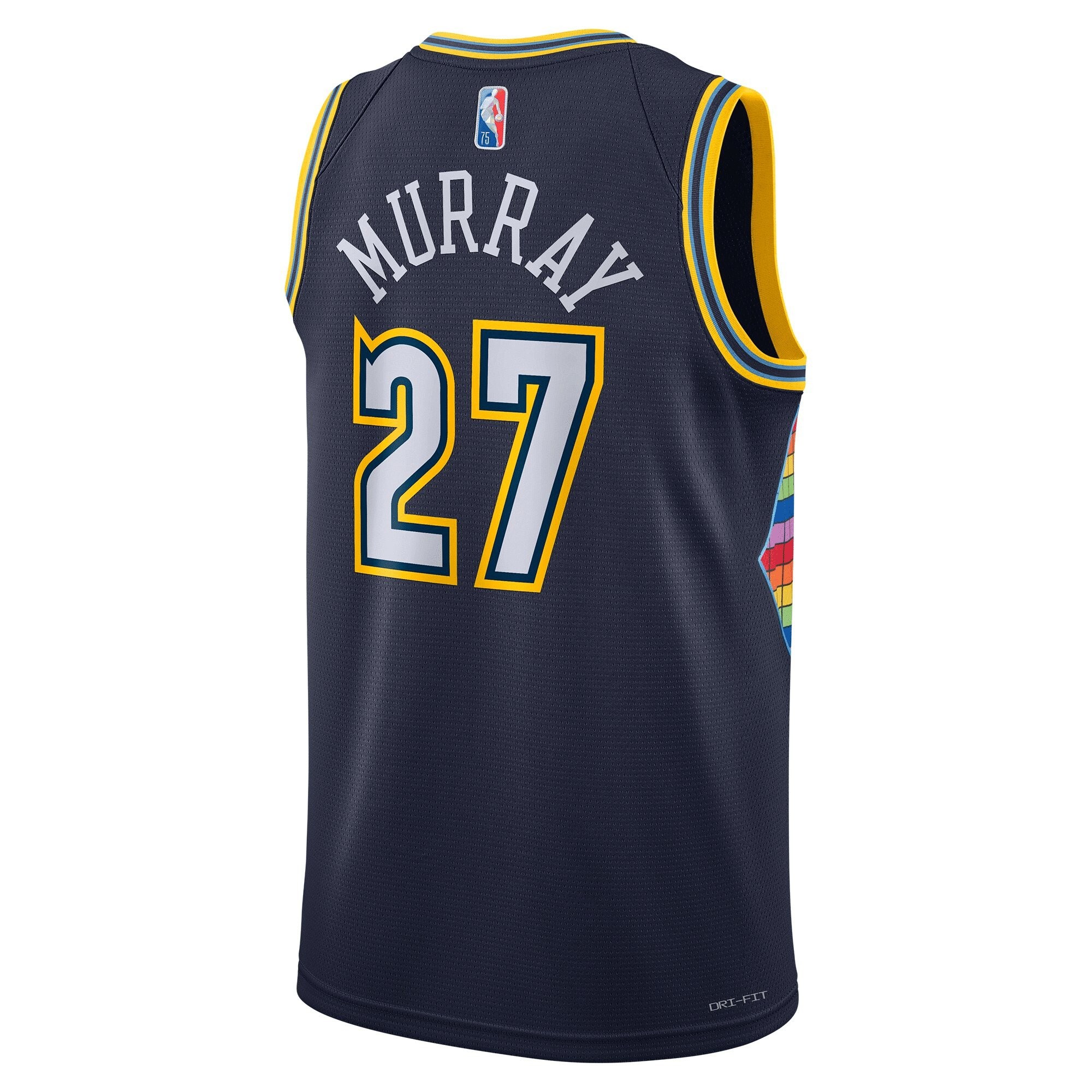 Jamal Murray Denver Nuggets Swingman Jersey - City Edition - Navy Jersey - Image 3
