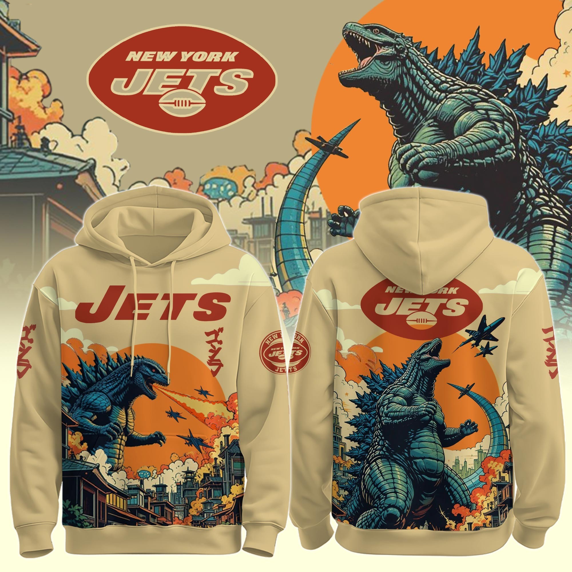 Musemora - Unisex New York Jets Hoodie